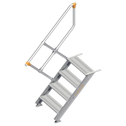 Layher 111 Treppe 45° 600mm breit 4 Stufen