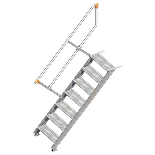 Layher 111 Treppe 45° 600mm breit 7 Stufen