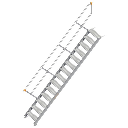 Layher 111 Treppe 45° 600mm breit 14 Stufen