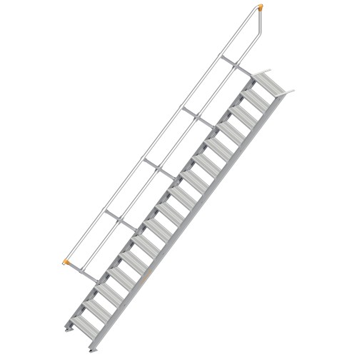 Layher 111 Treppe 45° 600mm breit 16 Stufen