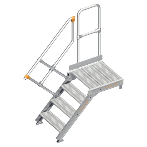 Layher 112 Treppe mit Plattform 45° 60cm 4 Stufen