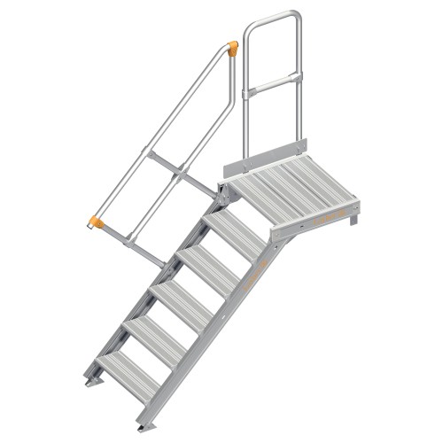 Layher 112 Treppe mit Plattform 45° 600mm 6 Stufen