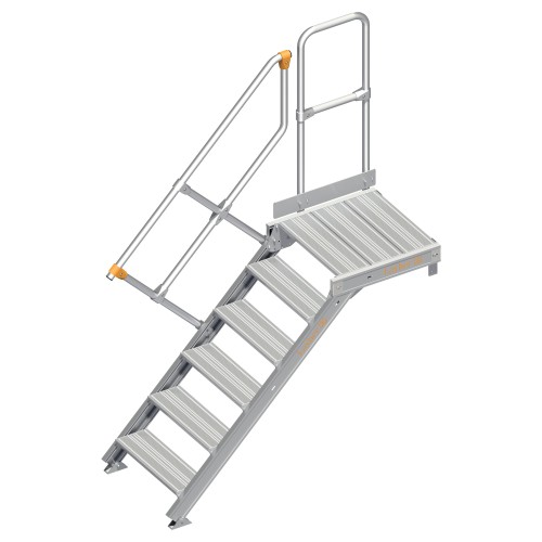 Layher 112 Treppe mit Plattform 45° 60cm 6 Stufen