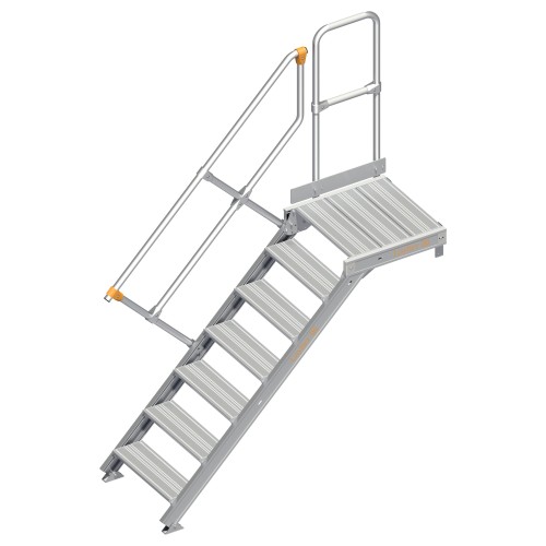 Layher 112 Treppe mit Plattform 45° 600mm 7 Stufen