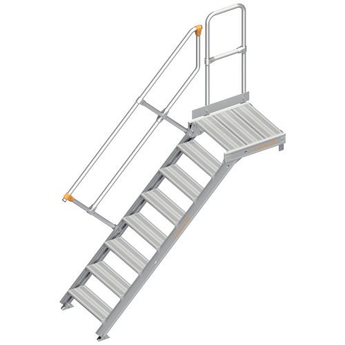 Layher 112 Treppe mit Plattform 45° 600mm 8 Stufen