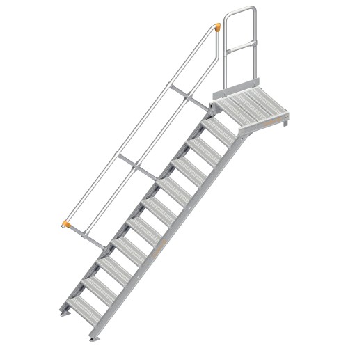 Layher 112 Treppe mit Plattform 45° 60cm 11 Stufen