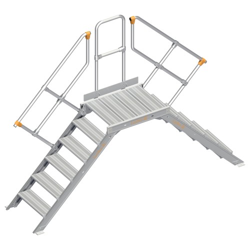 Layher 114 Übergang stationär 45° 600mm 6 Stufen