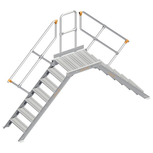 Layher 114 Übergang stationär 45° 600mm 7 Stufen