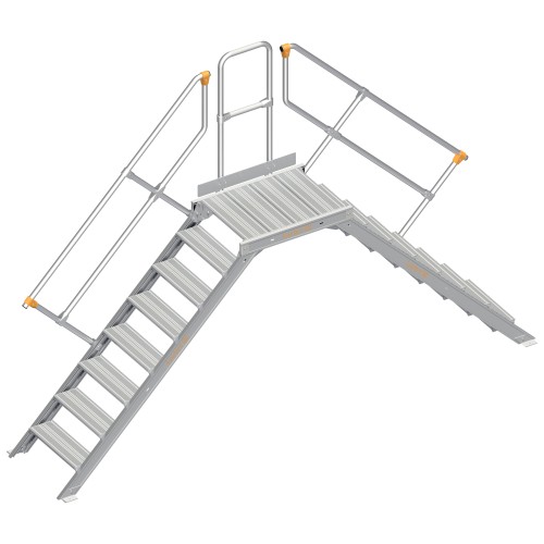 Layher 114 Übergang stationär 45° 600mm 8 Stufen
