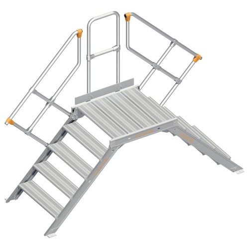 Layher 114 Übergang stationär 45° 800mm 5 Stufen