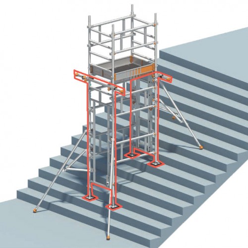 Layher SoloTower Erweiterung Treppen-Kit