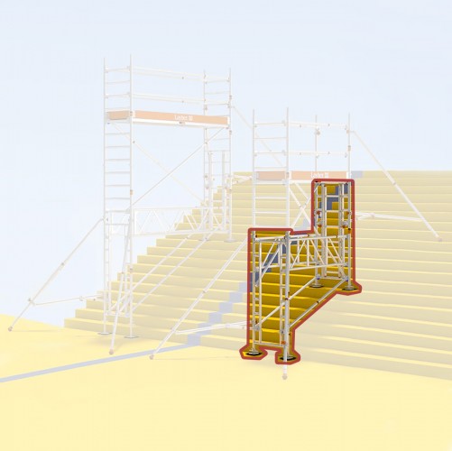 Layher Uni Leicht Erweiterung Treppen-Kit