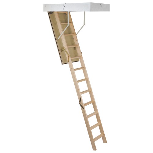 Minka Bodentreppe ISO Plus aus Fichte mit U-Wert 1,1 W/m2K 220-280cm Raumhöhe