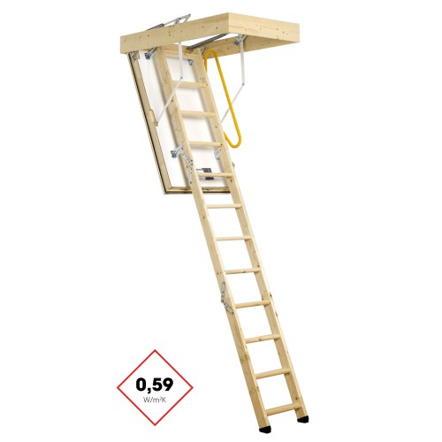 Minka Bodentreppe Polar Extrem mit U-Wert 0,37-0,59 W/m2K bis 280cm Raumhöhe
