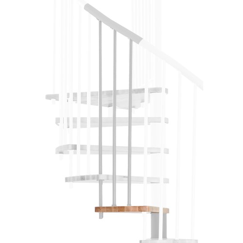 Minka Höhenerweiterung für Spiral Effect 120cm Durchmesser Buche Weiß