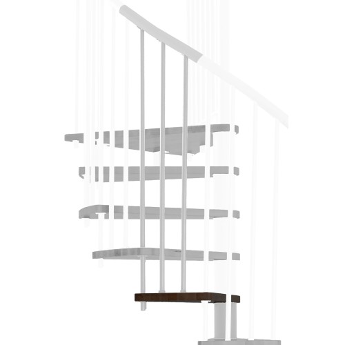 Minka Höhenerweiterung für Spiral Effect 140cm Durchmesser Walnuss Weiß