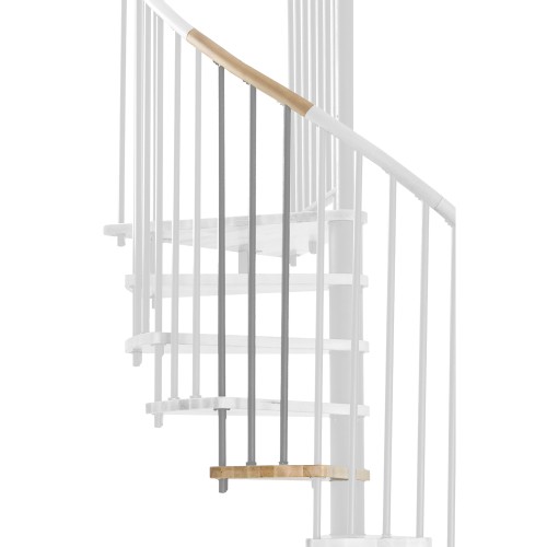 Minka Höhenerweiterung für Spiral Wood 120cm Durchmesser Eiche Grau
