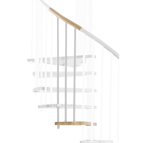 Minka Höhenerweiterung für Spiral Wood 140cm Durchmesser Eiche Weiß