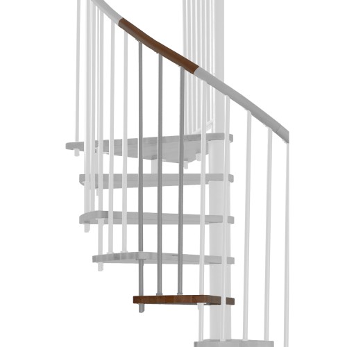 Minka Höhenerweiterung für Spiral Wood 120cm Durchmesser Walnuss Grau