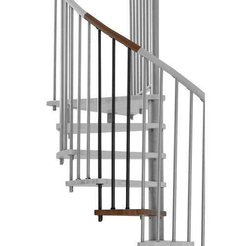 Minka Höhenerweiterung für Spiral Wood 160cm Durchmesser Walnuss Schwarz