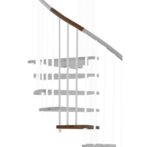 Minka Höhenerweiterung für Spiral Wood 160cm Durchmesser Walnuss Weiß