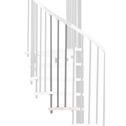 Minka Höhenerweiterung für Spiral Wood 160cm Durchmesser Weiß Grau