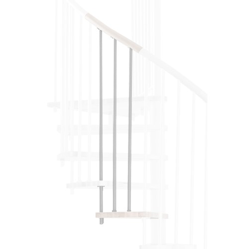 Minka Höhenerweiterung für Spiral Wood 160cm Durchmesser Weiß Weiß