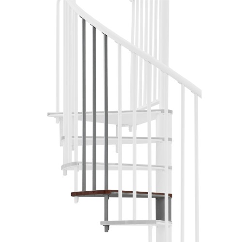 Minka Höhenerweiterung für Switch 120cm Durchmesser Walnuss Grau