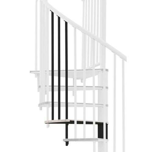 Minka Höhenerweiterung für Switch 120cm Durchmesser Weiß Schwarz