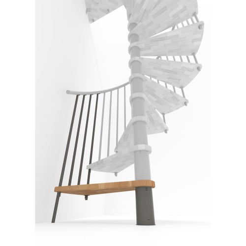 Minka Höhenerweiterung für Spiral Smart 120cm Durchmesser Buche Grau