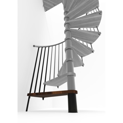 Minka Höhenerweiterung für Spiral Smart 160cm Durchmesser Walnuss Schwarz