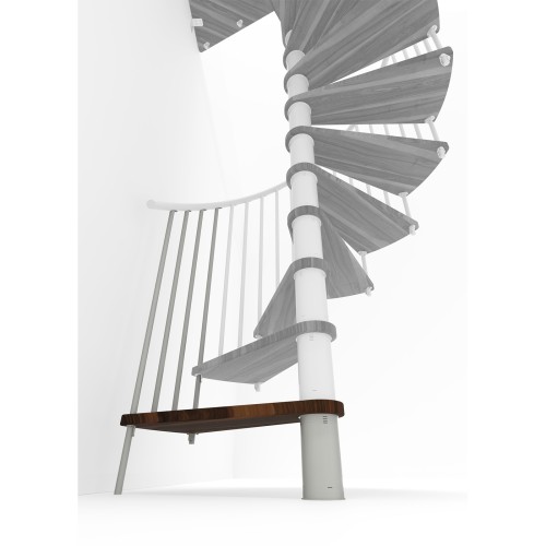 Minka Höhenerweiterung für Spiral Smart 120cm Durchmesser Walnuss Weiß