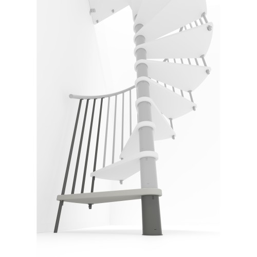 Minka Höhenerweiterung für Spiral Smart 120cm Durchmesser Weiß Grau