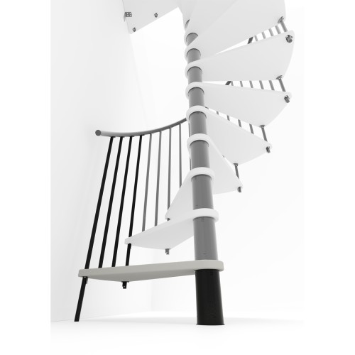 Minka Höhenerweiterung für Spiral Smart 120cm Durchmesser Weiß Schwarz