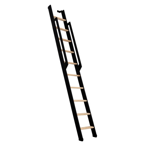 Minka Wangentreppe Strong 243cm max. Geschosshöhe Buche schwarz