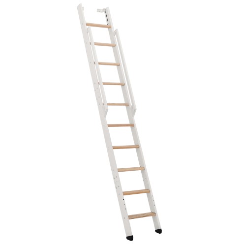 Minka Wangentreppe Strong 243cm max. Geschosshöhe Buche weiß