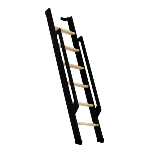 Minka Wangentreppe Strong 152cm max. Geschosshöhe Fichte schwarz