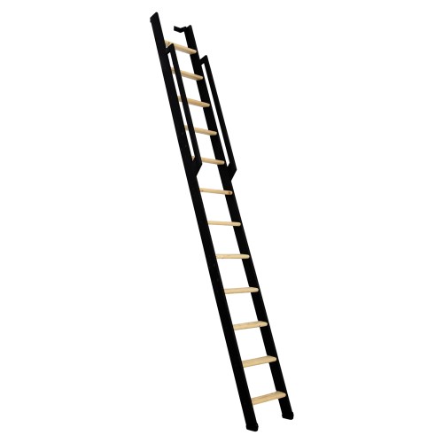 Minka Wangentreppe Strong 290cm max. Geschosshöhe Fichte schwarz