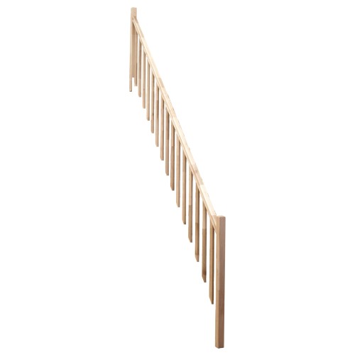 Minka Treppengeländer für die Raumspartreppen Home, Classic, Home Turn und Classic Turn Gerade Stäbe Fichte
