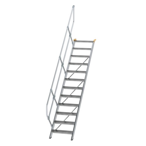 MUNK Treppe 45°  inkl. einen Handlauf, 600mm Stufenbreite, 12 Stufen