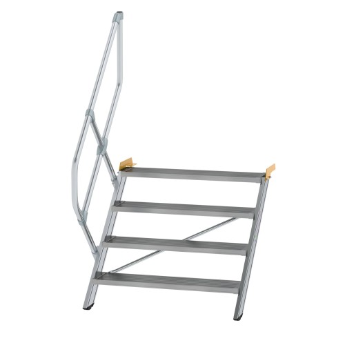 MUNK Treppe 45°  inkl. einen Handlauf, 1000mm Stufenbreite, 4 Stufen