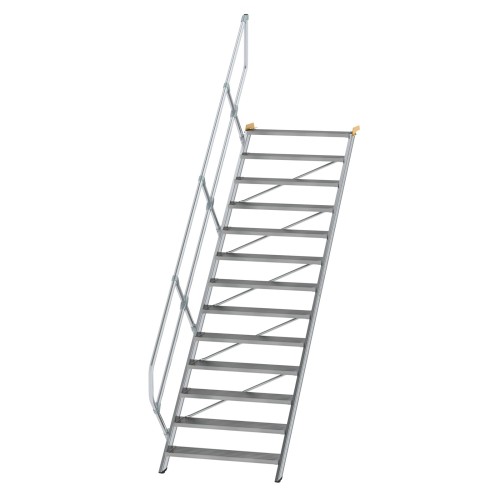 MUNK Treppe 45°  inkl. einen Handlauf, 1000mm Stufenbreite, 13 Stufen