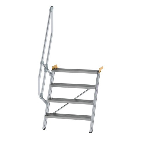 MUNK Treppe 60°  inkl. einen Handlauf, 800mm Stufenbreite, 4 Stufen