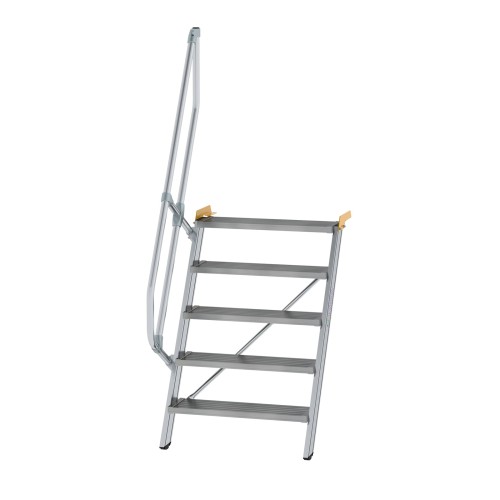 MUNK Treppe 60°  inkl. einen Handlauf, 800mm Stufenbreite, 5 Stufen