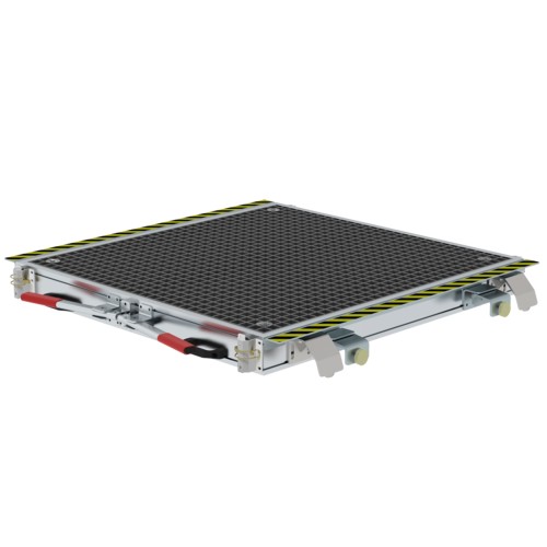 Munk Gleispodest fahrbar GFK Gitterrost R13