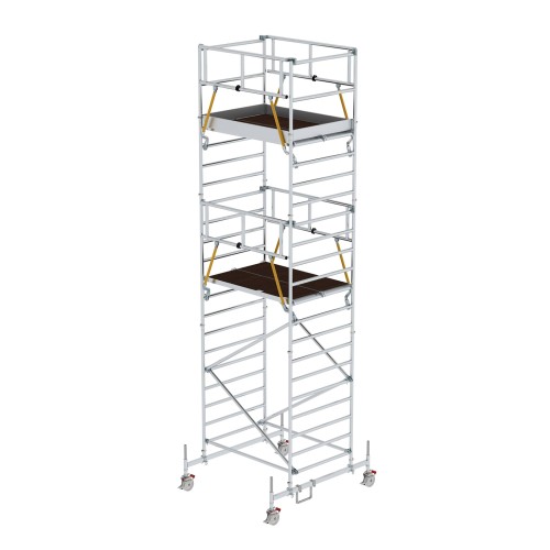 MUNK Rollgerüst SG mit Doppelplattform 1,35x1,80m Plattform 7,78m AH
