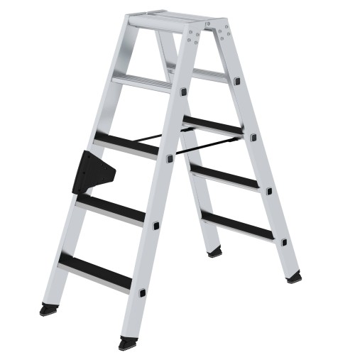 MUNK Stehleiter beidseitig begehbar mit clip-step 2x5 Stufen