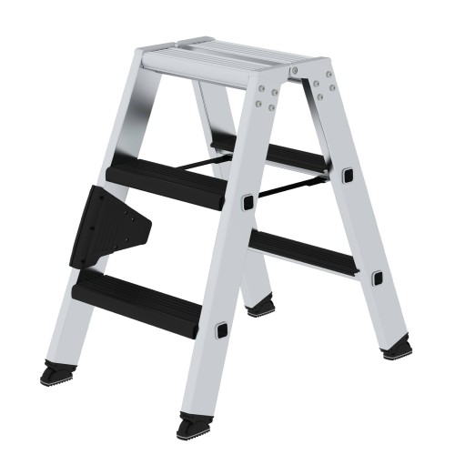 MUNK Stehleiter beidseitig begehbar mit relax-step 2x3 Stufen