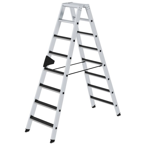 MUNK Stehleiter beidseitig begehbar mit clip-step R13 2x8 Stufen