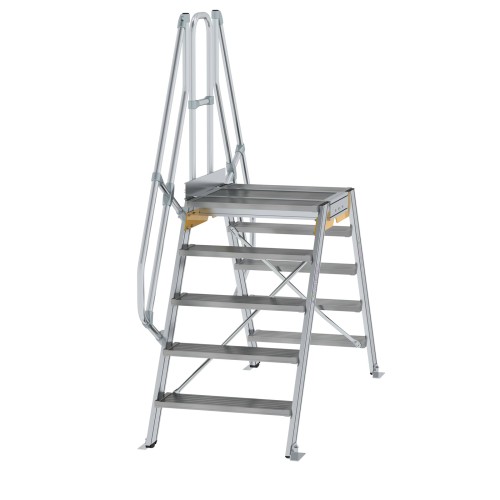 MUNK Überstieg 60° inkl. einen Handlauf, Stufenbreite 800mm, 2x5 Stufen